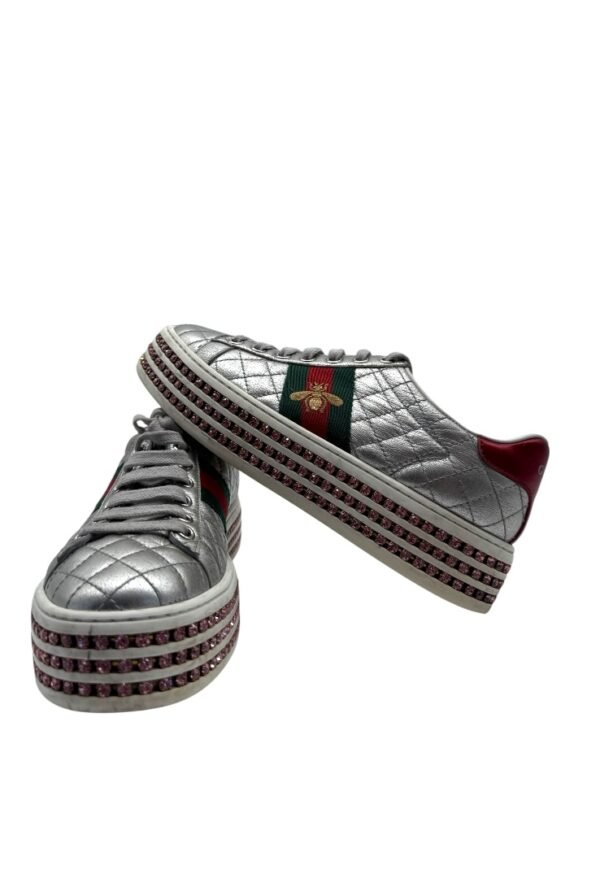GUCCI - SNEAKERS ACE BEES METALLIC - Image 5